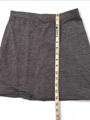 XOXO Heather Gray Sleeveless Skirt Set 2pc thumbnail 5