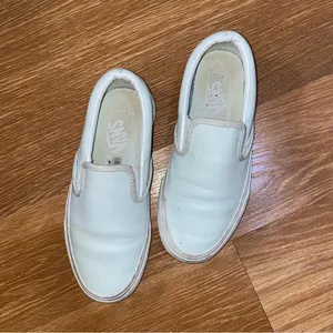Vans off the wall lo mint green slip on shoes white sneakers womens thumbnail 3