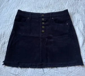 Indigo Rein Corduroy Mini Skirt thumbnail 1