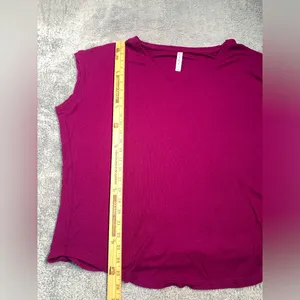 Athleta cloud light rob stratus tee fuchsia shirt XL thumbnail 5