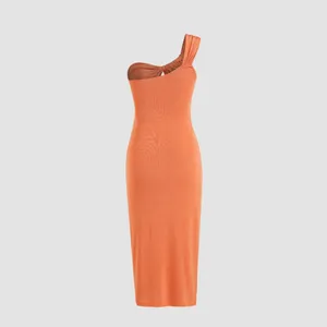 ONE-SHOULDER MIDI DRESS-X-Large/Size 10 thumbnail 2