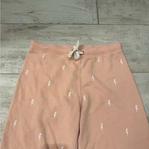 Theo & Spence Pink Drawstring Lounge Pants with Lightning Print Size S thumbnail 3