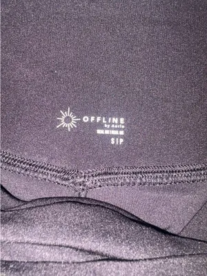 Black Crossover Aerie Offline Shorts thumbnail 3