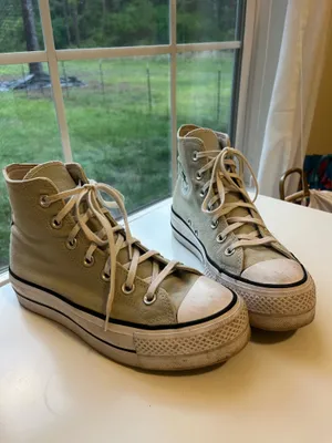 Green Converse High-Top Platform thumbnail 6