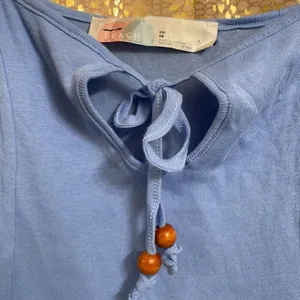 Free People Beach Noelle Light‎ Blue Tiered Mini Dress XS NWOT thumbnail 4