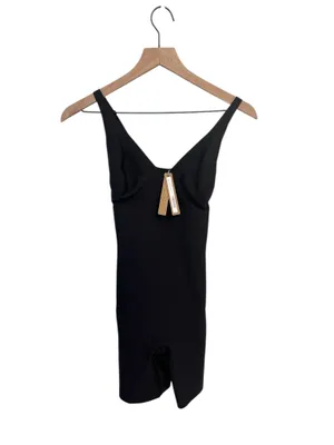 skims body unlined plunge mid thigh bodysuit onyx Large New wit tags thumbnail 5