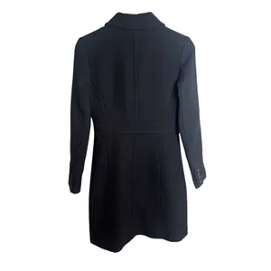 J.Crew Classic lady day coat in Italian double-cloth wool with Thinsulate black thumbnail 4