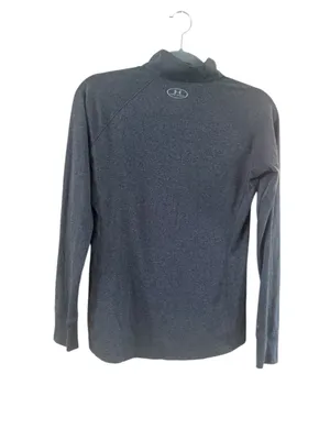 Women's Under Armour Long Sleeve 1/4 Zip Pullover Grey Size M thumbnail 7