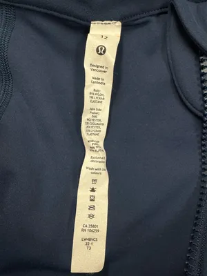 Lululemon Throwback Shape Jacket Mineral Blue Vivid Plum Women’s 12 thumbnail 2