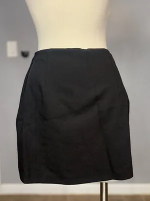 Abercrombie and Fitch Scarlett Mini Skirt, Black, XS thumbnail 1