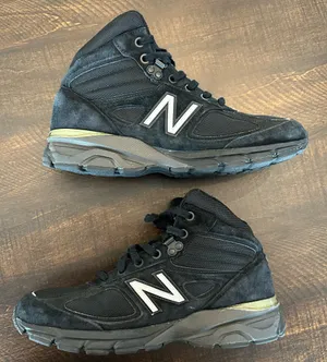 New Balance 990v4 Mid Made in USA Black Grey Size 8 Sneakers Shoes MO990BK4 thumbnail 1