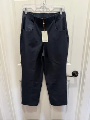 Quince Ultra Stretch Ponte Straight Leg 4 Pocket Women's Pants Med NWT thumbnail 4