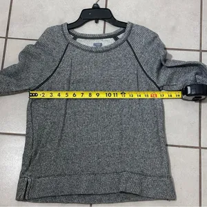 Aerie Women Crewneck Pullover Sweater Gray Size Small‎ thumbnail 7