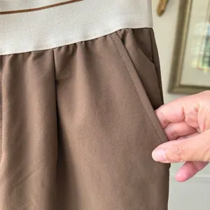 OGL Move Waterproof Lightweight Elastic Waist Pants Brown M thumbnail 4