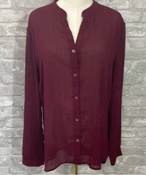 41 Hawthorne Women's Burgundy Button thumbnail 1