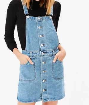 PacSun Denim Overall Dress thumbnail 1