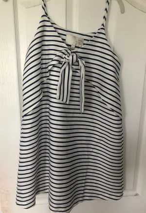 J.O.A. Striped Tie Dress thumbnail 1