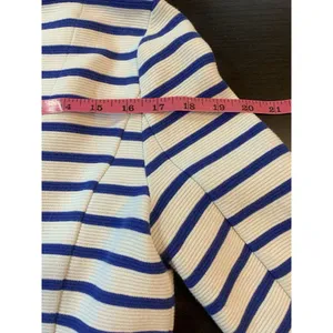 Hatley Nautical‎ Striped Jacket Blazer Womens Small Stretch Preppy Country Club thumbnail 17