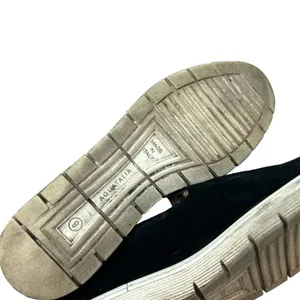 Aquatalia Slip On Sneakers Loafer‎ Lug Sole Leather Suede Black Size US 9 thumbnail 7
