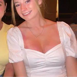 Abercrombie White Linen Top thumbnail 2