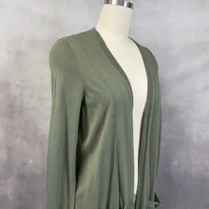 Abercrombie‎ Fitch Cardigan Sweater Women Medium Open Front Soft Layering Earthy thumbnail 6