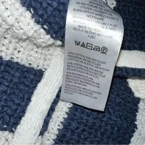 Anthropologie Pilcro Striped Henley Pullover Sweatshirt Women’s S Oversized thumbnail 12
