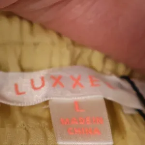Luxxel Kaylene Milkmaid Top Size L Off Shoulder Renaissance Festival Crop Yellow thumbnail 3