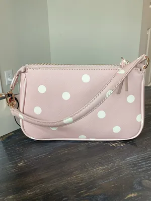 Ted Baker Blush Pink Polka Dot Shoulder Bag Clutch thumbnail 2