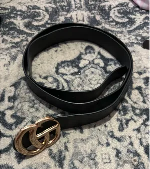 black leather belt Size none thumbnail 2