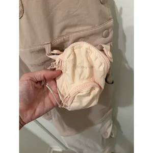 Outdoor Voices Cream RecTrek Hiking Overalls Zip Off Gorpcore Jumpsuit Size S thumbnail 3