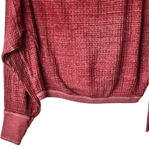 We The Free XS South Side Thermal Balloon Sleeve oversized Top thumbnail 6