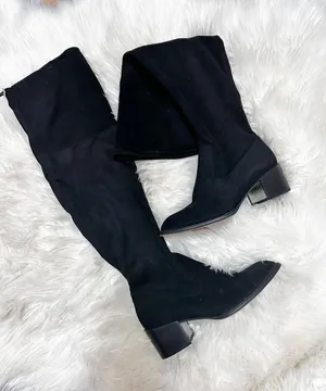 BCBGeneration Over The Knee thigh high over the knee elastic band suede boots thumbnail 1