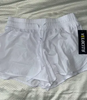 Velocity White Workout Shorts thumbnail 1