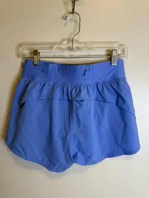 Blue running shorts thumbnail 2