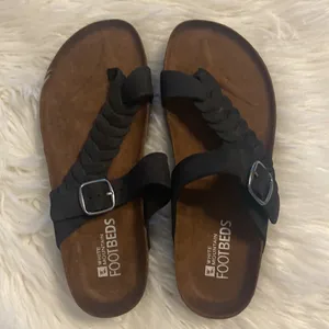 White Mountain Black and Brown Footbeds sandals size 9M BNWOT thumbnail 8