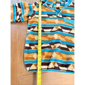 Patagonia Synchilla Aztec Snap T Fleece Pullover‎ Hiking Jacket Women's Medium thumbnail 5