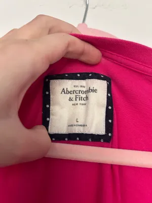 Abercrombie & fitch y2k pink longsleeve thumbnail 2
