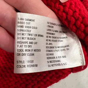 Northern Isles Red Snowflake Turtleneck Sweater Women's S/P Acrylic Wool‎ Blend thumbnail 5