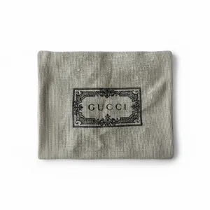Gucci 2 Dust Bags Oatmeal Cotton Shoe Storage Travel Bags‎ 17x8.25 thumbnail 2