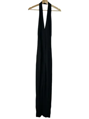 IRO Rubini Dress Black Halter Midi thumbnail 2