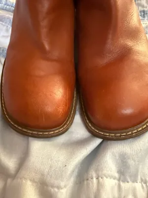 Timberland Block Heeled Leather Booties 9.5 thumbnail 4
