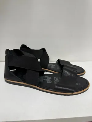 Sorel Ella Leather Cross Ankle Sandals thumbnail 2