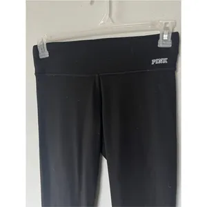 Victoria’s Secret PINK Black Athletic Running Yoga Workout Leggings Women thumbnail 3