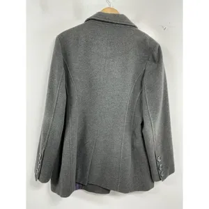 Womans Steve Madden Lined Double Breasted Pea Coat XL Gray thumbnail 2