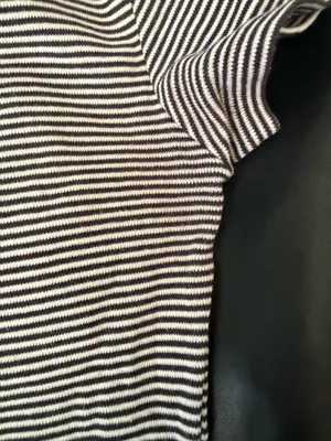Polo by Ralph Lauren Blue and White Striped V‑Neck Shirt thumbnail 4