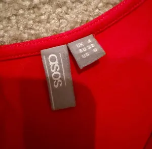 ASOS red mini dress thumbnail 2