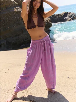 Free people striped Quinn pants thumbnail 3