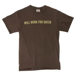 Fruit of the Loom Qdoba Will Work For Queso Shirt thumbnail 1