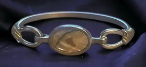 Avon Vintage  Abalone Shell Bracelet thumbnail 1