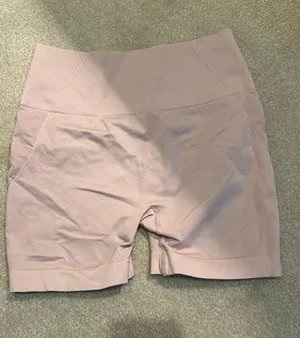 Light pink biker shorts thumbnail 1